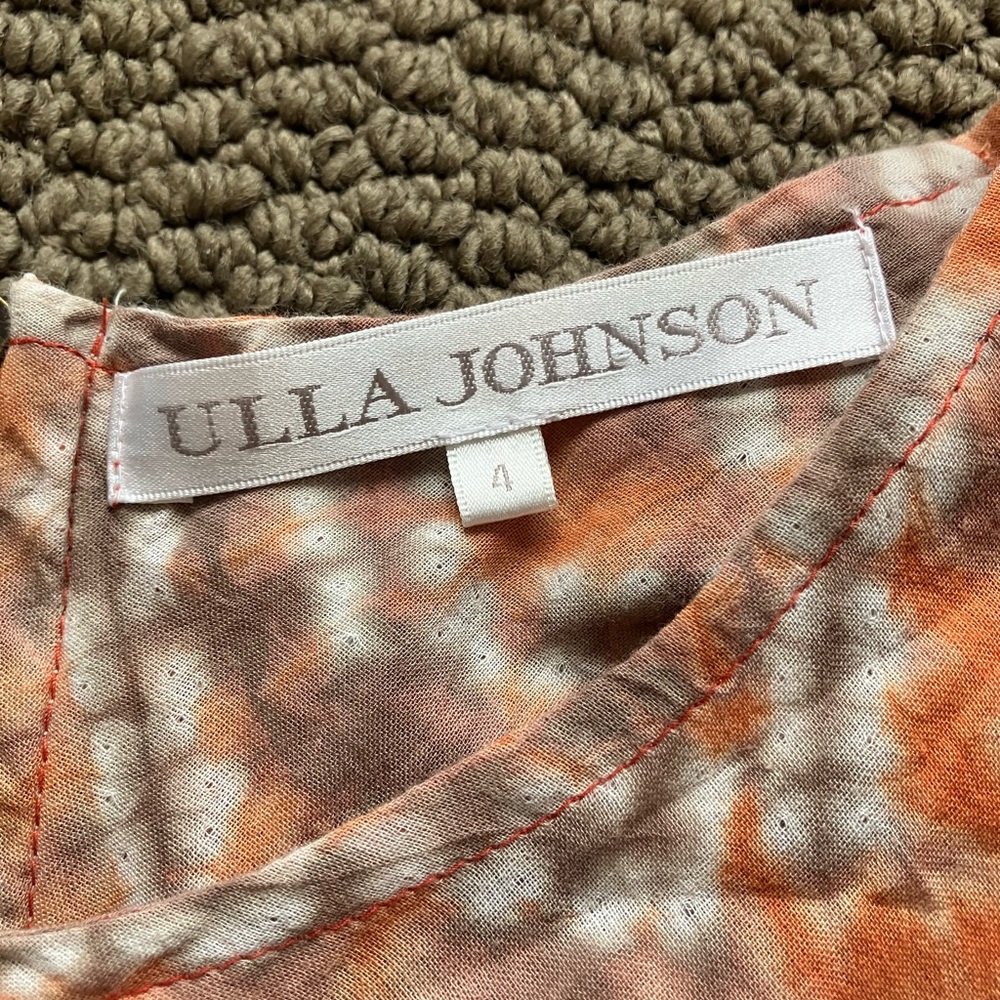 Ulla Johnson Tie-Dye Sleeveless Wrap Dress - Picture 6 of 9